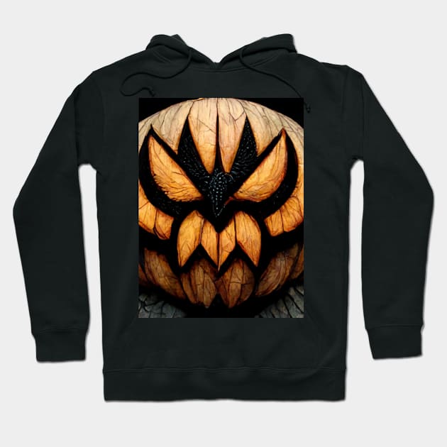 Super Scary Jack O Lantern Hoodie by mw1designsart